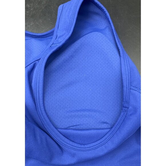 Knix Blue Racerback Pullover Sports Bra Sz Small S+ Padded Stretch Athletic Gym - Picture 8 of 8